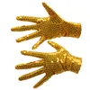 パーティーダンスイベントキッズユニセックス真新しい高品質のポリエステル女性の手袋のための祭りの輝くスパンコールの手首手袋