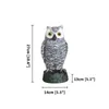 Owl Statue PE Outdoor Scare Rats Birds Simulated Animal Jacht Aass voor Thuis Bureau Tuin Decor Ornament C19041702