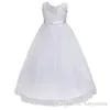 Navy Blue Cheap Flower Girl Dresses 2019 In Stock Princess A Line Sleeveless Kids Toddler First Communion Dress with Sash MC08899918403