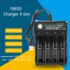 18650 Caricabatteria 2 3 4 Slot AC 110 V 220 V USB di Ricarica Per 3.7 V 4.2 V 10440 18650 26650 Batteria Al Litio Ricaricabile