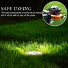 Solar Ground Lights 8 LED Solar Powered Disk Lights Outdoor Waterproof Garden Landscape Lighting for Yard Deck Lawn Patio Pathway Walkway