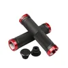 1 زوج MTB BMX Road Cycling Handlebar Grips Anti-skid Rubber Bicycle Grips Mountain Bike Lock على مقابض الدراجات المقبضات الطرفية