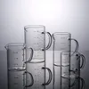 Meetinstrumenten Food Grade borosilicaatglas Maatbekers Pot Waterkoker Keukenaccessoires met deksel Melk Heldere beker Kookschaal