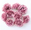 Konstgjord blomma 5cm Silk Spring Rose Head for Wedding Party Home Decoration Diy Wreath Presentförpackning Scrapbook Craft GB644