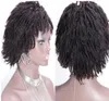 2021 Densitet Glueless Wigs Brasilian Afro Kinky Curly Human Hair Silk Top Full spets med naturlig hårfäste för svarta kvinnor1314129