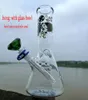 10 "verre bong pipe en verre barboteur pipe à eau taille de plate-forme pétrolière avec de nombreux styles avec accessoire