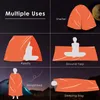 Utomhusliv Emergency Sleeping Bag Thermal Keep Warm Waterproof Mylar First Aid Emergency Blanke Camping Survival Gear8833574