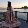 Glitz lovertjes applique lijfje kleine meisjes Pageant jurken 2020 lange mouwen backless hoge lage tule bloem meisjes jurken voor bruiloften