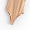 2019 New verão outono terno do corpo Jumper Mulheres ocasional Sexy Magro praia Jumpsuit Romper menina Bodysuit T191230 terno marca sólida