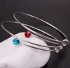 Nieuwe DIY-sieraden Expandable Wire Bangle Crystal Blank verstelbare handring voor kralen of bedelarmbanden maken benodigdheden in bulk groothandel