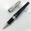 Dupont Roller ball Pens Metal Black Color Golden Clip Ballpoint Pen فاخر للهدايا الموصى بها