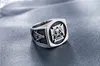 В Hoc Signo Vincess Retro Silver Ring