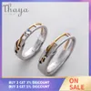 Train Rail Design Moonstone Lover Rings Gold and Hollow 925 Silver Eleglant Jewelry for Women Gemstone Sweet Gift
