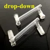 10 stilar Glas Drop Down Bong Adapter Alternativ Hona Hane 14mm 18mm Till 14mm 18mm Hona Dropdown Adapter För oljeriggar Glas Bongs