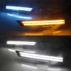 1 пара светодиодные дневные дневные противотуманные противотуманные лампы DRL с сигналом поворота ночи синий для Mazda CX-5 CX5 CX 5 2017 2018 2019 2020 2021