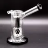 Mobius Matrix Sidecar Glass Bong Hookahs Birdcage Perc Black Bongs 두꺼운 흡연 파이프 18mm 관절