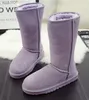 Sıcak Satış-üksek kalite WGG Kadın Klasik uzun boylu Boot Kadın çizme Boot Kar çizme kışlık botlar deri çizme ABD BOYUT 5--13