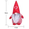 Julekorationer Santa handgjorda svenska fyllda leksaken Santa Doll Gnome Scandinavian Tomte Nordic Nisse Sockerbit Dwarf Elf Home Ornament
