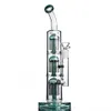 Bongs de vidro BIG Straight Hookahs com braço Árvore Percs Matrix Percolador Tubulação de água Boro Dab Rigs Grosso Fumar