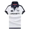 Solid Summer Hackett Sport Polo Shirts Männer Aston Martin England T -Shirts Kurzarm atmungsaktiv Hkt Racing Polos Navy Blue White 5516064
