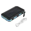 Top 30000MAH Solar Power Bank externer Akku Schnellladung Dual USB Powerbank Tragbares Handy -Ladegerät für iPhone8 x9023259