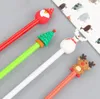Cute Cartoon Christmas Series Neutral Pen 0.5mm Black Creative Students Pen for Christmas Gifts Office Stationery