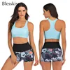 Vikionfly hög midja bikini set med shorts baddräkt kvinnor 2020 utskrift sport simma gym push up swimwear baddräkt plus storlek xxl