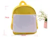 50pcs School Bags sublimation DIY blank Children Oxford Backpack kindergarten book bag hot transfer printing