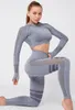 Kvinnors tankar Camis Hollow Out Designer Tracksuits Women Yoga Suit Coat Shirts Zipper Sportkl￤der Tracksuit Fitness Jumpsuit Sport Clothes Outfits Runner Gym