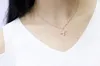 Fashion- Sterling Silver Zircon Chains Necklace Meteor Dart Shape Link Necklace Women Jewelry Girl Birthday Christmas Gift