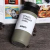 Sport 350ml 304 Rostfritt stål Vakuumflaskinsulerad Thermos Hot Tea Kaffe Kopp Min Vattenflaska Student Shaker Isolerad Kopp