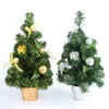 Dekoracje świąteczne 40 cm mini drzewo sztuczne stół miniaturowe festiwalowe domowe domowe ozdoby DEOCR1