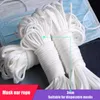 3mm Round Elastic Band Face Mask Ear Ropes String Mask Cord Rope for Mouth DIY Handmade Materials Nylon Ropes