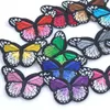 broderie bricolage papillon coudre sur patch badge brodé tissu applique