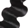 Ishow Body Wave Bundels Virgin Hair Extensions met 4x4 Kantsluiting Goedkope Goede kwaliteit Menselijk Haar Weave voor Vrouwen Alle leeftijden Natuurlijk Zwart 8-28INDH