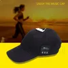 Mikrofon Hoparlör Cap Spor Topu Şapka Parti Şapkalar 5180 Bluetooth Müzik Beyzbol şapkası Yaratıcı Tuval Güneş Şapkası Müzik Handsfree Kulaklık