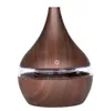 300ml Wood Grain Air Humidifier Ultrasonic Aroma Diffuser Huile Essentiel USB Humidificador Cool Mist Maker for Home 040