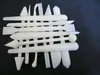 2Sets Plastikowy White 12 PC Narzędzia do modelowania Ciasto Dekorowanie Craft Clay Cake Tool Cake Mold