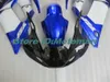 オートバイフェアリングキットYAMAHA YZFR6 98 99 00 01 02 YZF R6 1998 2002 YZF600ブルーホワイトフェアリゾートセット+ギフトYG40