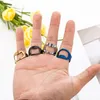 New Portable Finger Ring Bottle Opener Colorful Stainless Steel Beer Bar Tool Bottel Favors Free Shiping