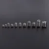 200pcs M3-M8 Hexagon Screws Stainless Steel Hex Socket Set Hexagon Sets Machine Screw Grub Screws Cup Kit With Plastic Box