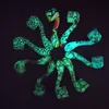 Cam Kase ile Silikon Sherlock Boru 4.4 "Koyu Renk Desenli Glow Kuru Herb Tütün Çiçek Dab Taşınabilir Benzersiz Kova Borular