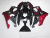 Verklei voor Honda CBR900RR CBR919 1998 1999 Zwart Rode Vlammen Fairing Kit CBR919RR 98 99 GF23