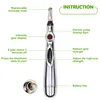 Electronic Acupuncture Pen Electric Meridians Therapy Heal Massage Pen Meridian Energy Pen Relief Pain Tools Massage Tool2505640