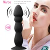 Plugue Anal Bead Dildo Vibrador com Sucção Copo Remoto Controle Butt Plug Macho Prostate Clitóris Massager Adulto Sexo Brinquedos Para As Mulheres MX200410