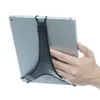 TFY Support de dragonne universel anti-chute pour tablette avec PU souple pour tablettes de 9 à 10 pouces - iPad Air / 9,7 " / Pro 9,7" - Noir
