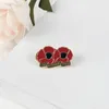 Festivo Partido Suprimentos Peito Pulpin Novo Design Vermelho Esmalte Poppy Flor Broche Remembrance Remembrance Domingo Liga Veterans Dia Memorial Day Lapel Pins