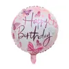 18 pouces joyeux anniversaire ballon aluminium papier ballons hélium ballon Mylar balles pour kKd fête décoration jouets Globos DHA518702233