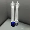 Tubo di vetro affilato Bong di vetro all'ingrosso Bruciatore a nafta Tubi dell'acqua Impianti di perforazione senza fumo