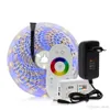 5050 LEDストリップRGB / RGBW / RGBWW 5M 300LEDSネオンテープライト+ 2.4 Gリモートコントローラ+ DC 12V 3A電源アダプタ